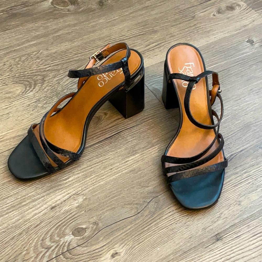 Black Strappy Heels